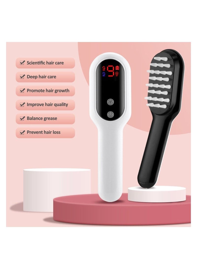 Electric Hair Growth Comb Infrared Laser Hair Care Style Anti-Hair Loss Hair Red Light Treatment Head Massager Hair Brush