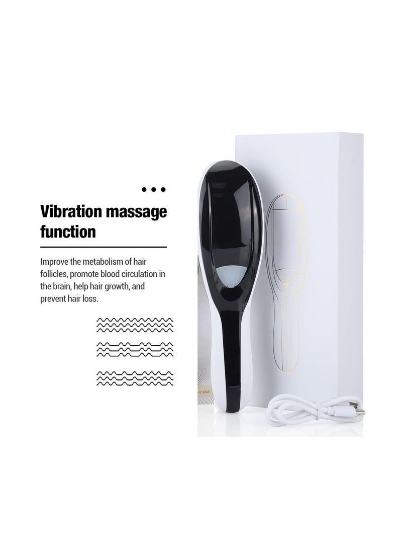 Electric Spray Massage Comb Micro Current Head Meridian Massager Anti Hair Loss Physiotherapy Red And Blue Light Nourish Scalp