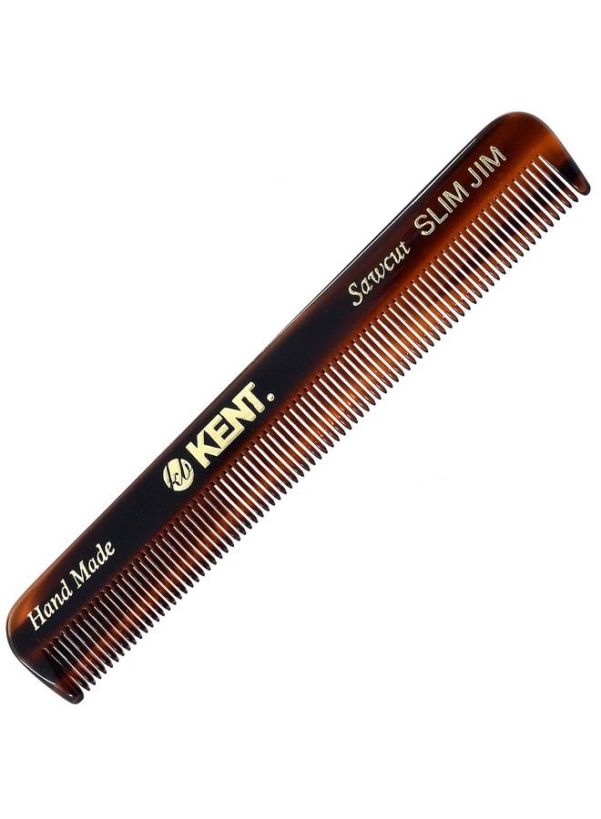 Slim Jim Handmade All Fine Tooth Pocket Comb For Men Hair Comb Straightener For Everyday Grooming Styling Hair Mustache And Beard Use Dry Or With Balms Saw Cut Hand Polished Made In England