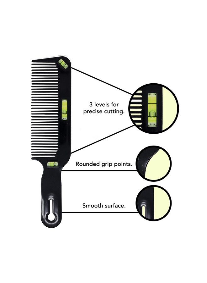 312 Flat Top Clipper Blending Combs With Levels Cutting Barber Flattop Thin Flexible For Women Men 1 Pc.