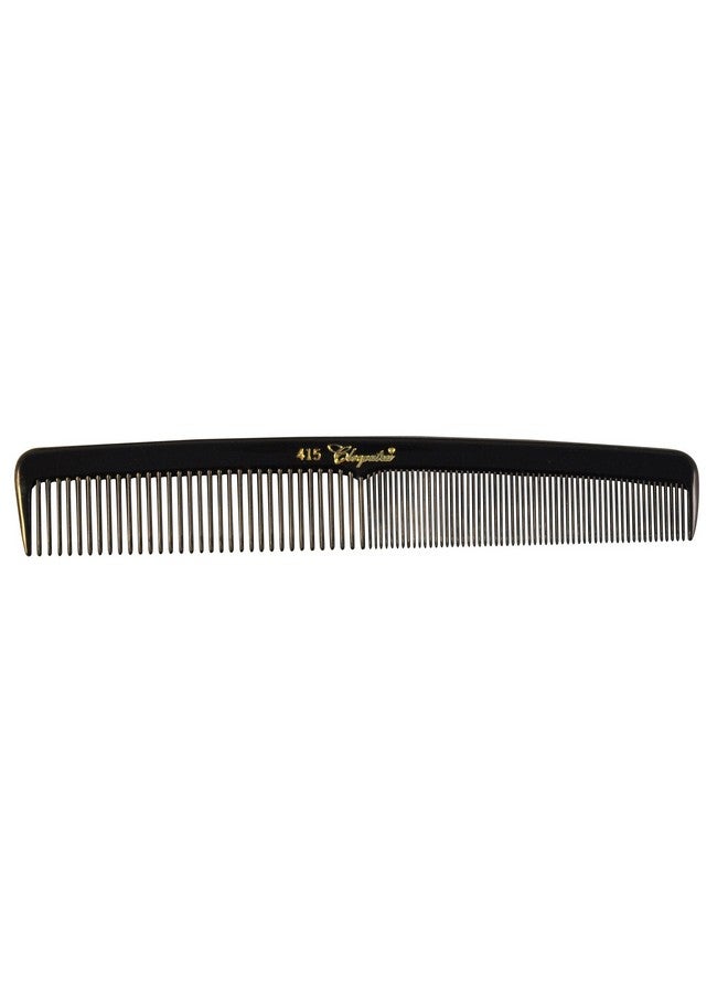 Rest Combs Cleopatra Series 7 Inch Round Back Finger Waver Comb Black (Pack Of 12) (Model: 415)