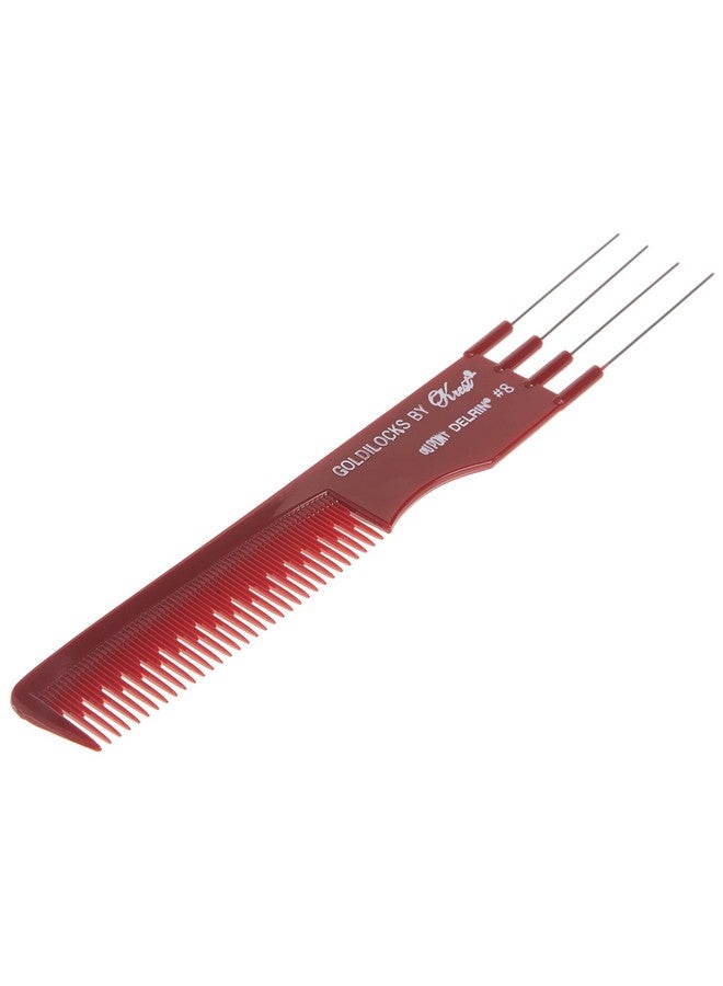 Rest Goldilocks Lift Teasing Comb With Metal Prong Heat Resistan Comb. 7.75 In.