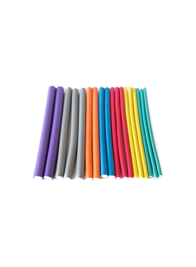 42-Piece Twist Flex Rods With Storage Bag Multicolour