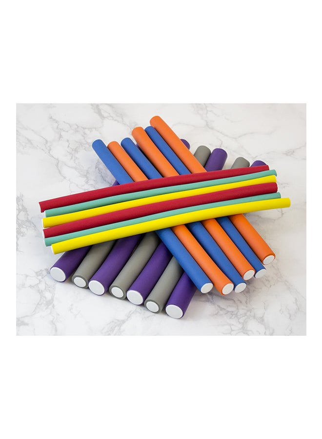 42-Piece Twist Flex Rods With Storage Bag Multicolour