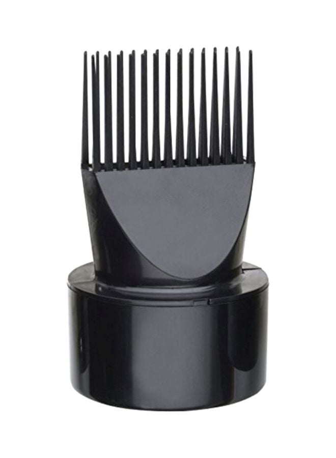 Snap On Hair Dryer Nozzle Black