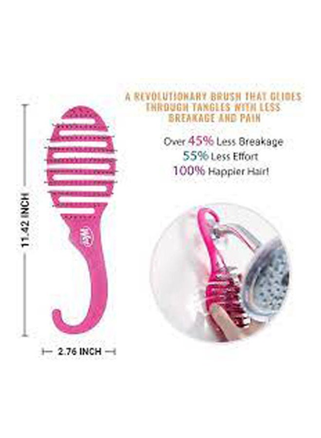 Shower Flex Hair Brush Pink 1.77 x 2.76 x 11.42inch