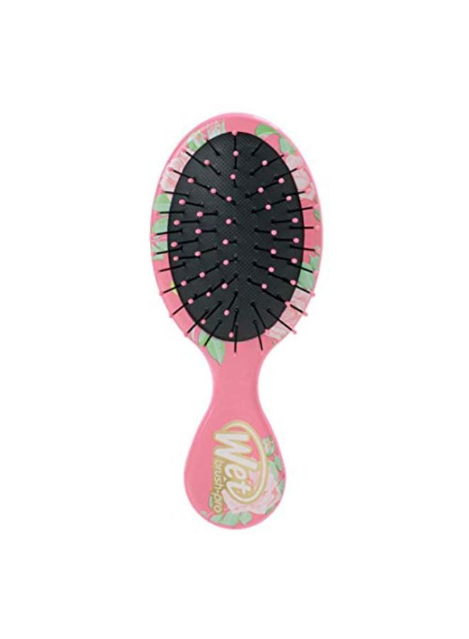 Hair Brush Bridal Mini Detangler, Bride Squad Print, Mini Detangler Brush For Women, Smaller, Cuter And Perfect For Life On The Go, Protects Against Split Ends And Breakage- Bride Squad