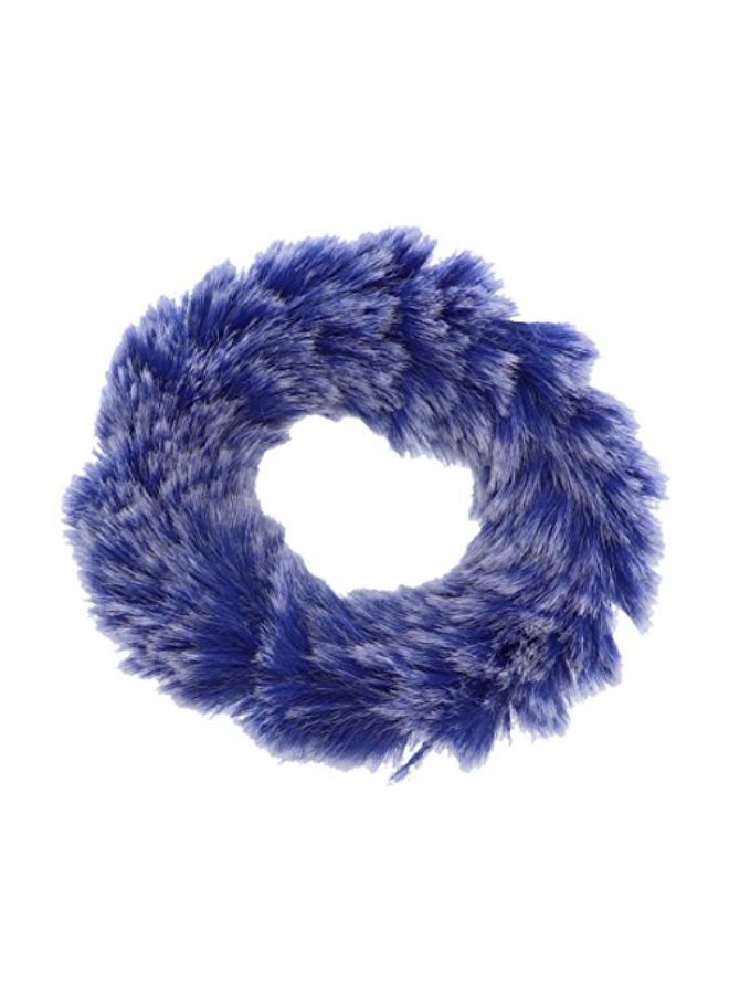 Two-Tone Fur Scrun - Set Of 2-Royal Blue