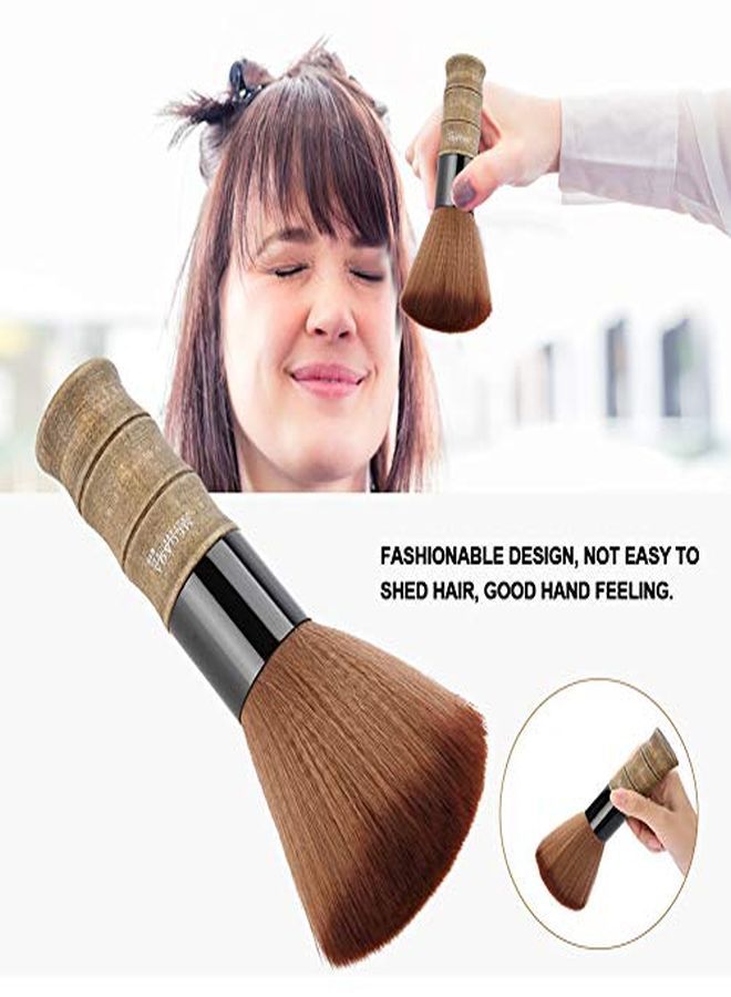 Neck Duster Brush, Soft Barber Face Duster Hair Brush Fiber Hair Salon Cutting Hairdressing Hairbrush Sweeping Neck Tool For Every Barber Or Salon