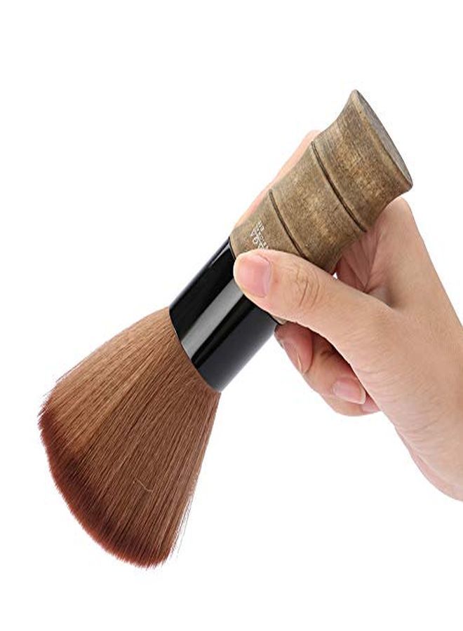 Neck Duster Brush, Soft Barber Face Duster Hair Brush Fiber Hair Salon Cutting Hairdressing Hairbrush Sweeping Neck Tool For Every Barber Or Salon