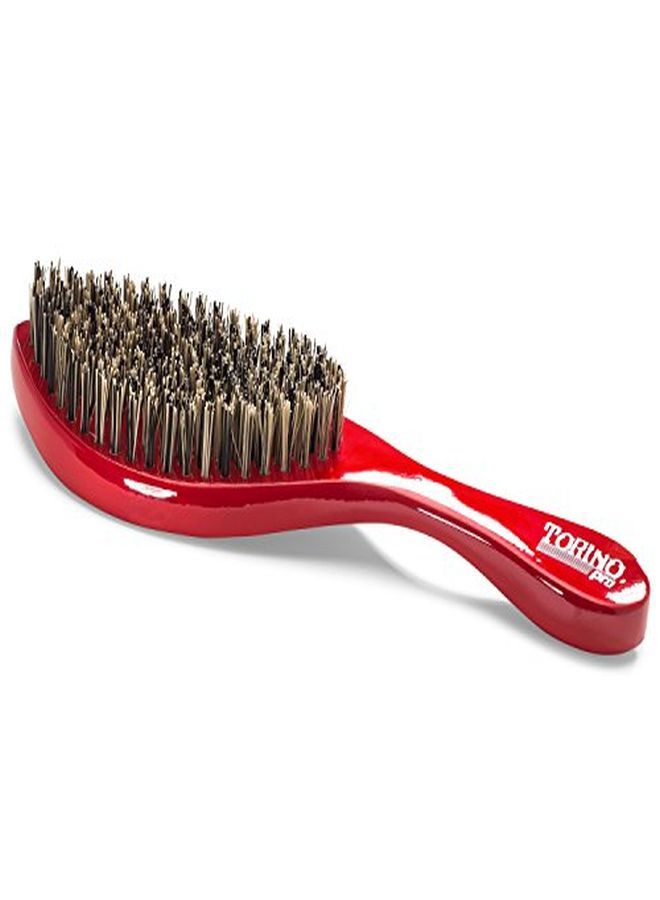 Ing Extra Hard Curve Wave Brush With Reinforced Boar & Nylon Bristles Great For Wolfing Curved 360 Waves Brush