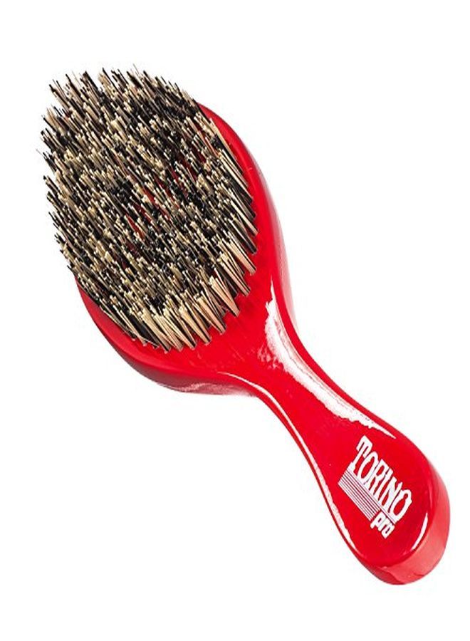 Ing Extra Hard Curve Wave Brush With Reinforced Boar & Nylon Bristles Great For Wolfing Curved 360 Waves Brush