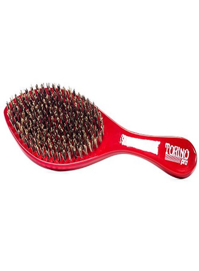 Ing Extra Hard Curve Wave Brush With Reinforced Boar & Nylon Bristles Great For Wolfing Curved 360 Waves Brush