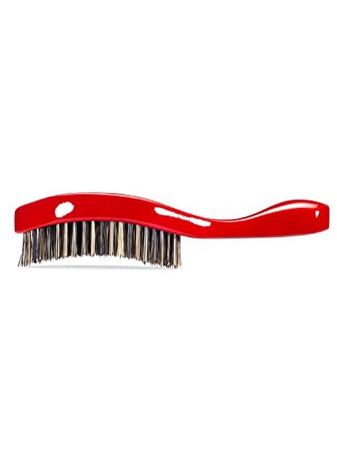 Ing Extra Hard Curve Wave Brush With Reinforced Boar & Nylon Bristles Great For Wolfing Curved 360 Waves Brush