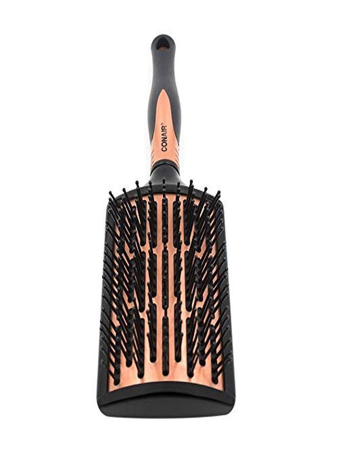 Quick Blow-Dry Pro Curved Copper Brush, Black