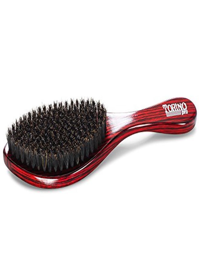 Ing Medium Hard Curve 360 Waves Brush Made With Reinforced Boar & Nylon Bristles (360 Waves Brushes)