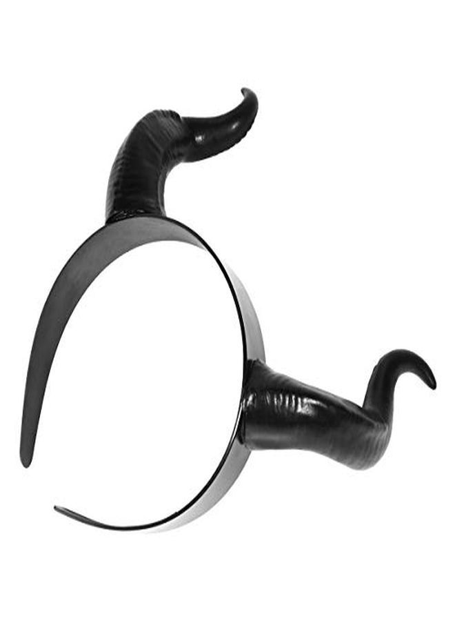 Devil Horn Headband Black Cosplay Horn Hair Hoop Halloween Dress Up Party Hair Accessories