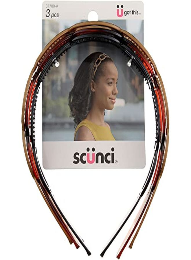 Beauty Oval Headbn Size 3Ct Effortless Beauty Oval Weave Headbands 3Ct