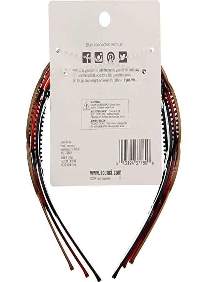 Beauty Oval Headbn Size 3Ct Effortless Beauty Oval Weave Headbands 3Ct