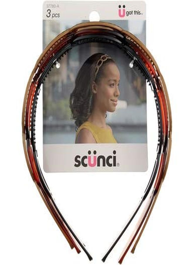 Beauty Oval Headbn Size 3Ct Effortless Beauty Oval Weave Headbands 3Ct