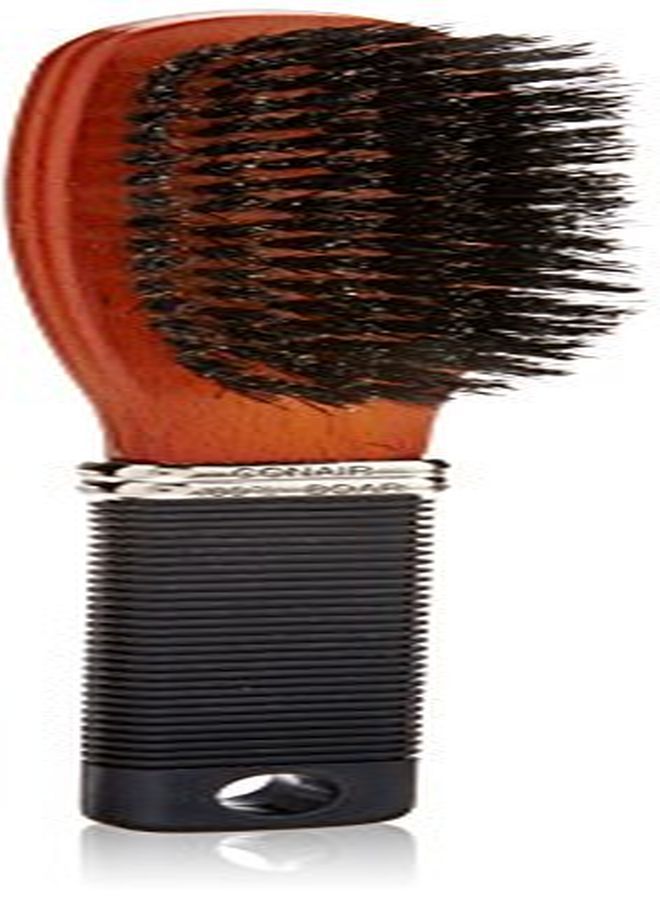 Performers All-Purpose Brush With Boar Bristles, Brown, Black, Silver