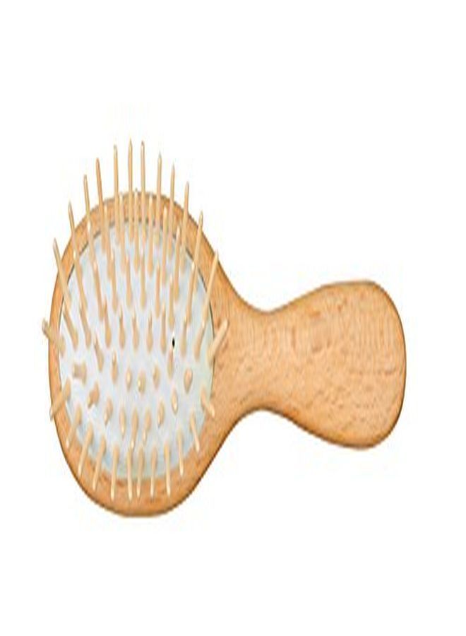 Straight Maple Pin Hairbrush With Waxed Beechwood Handle, 73/8Inches