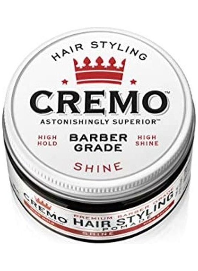 Premium Barber Grade Hair Styling Shine Pomade White