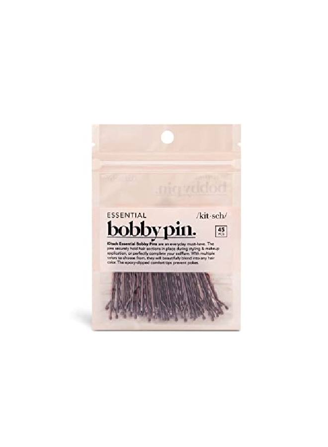 Essential Bobby Pins Hair Pins For Buns Hair Bobby Pins For Thick Hair & Thin Hair Hair Pins For Styling Mother'S Day Gift Hair Pins For Women Hair Accessories 45 Pc Brown