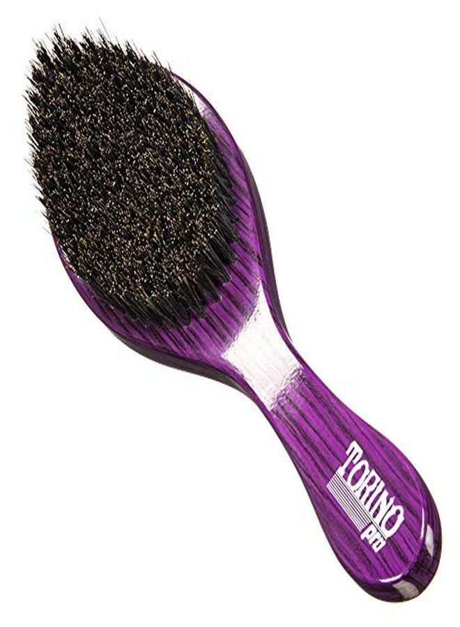 Ing Medium Hard Curve 360 Waves Brush Made With Reinforced Boar & Nylon Bristles A True Texture Medium Hard (360 Waves Brushes)