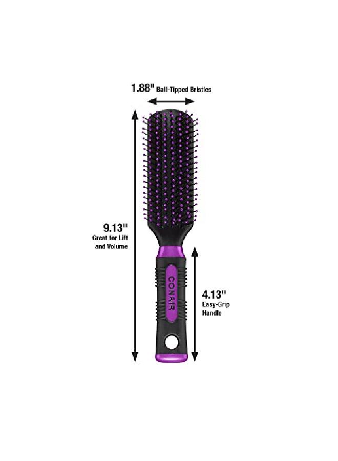 Professional Nylon Bristle Allpurpose Hair Brush For Everyday Brushing (Colors And Packaging Vary) 1Ct