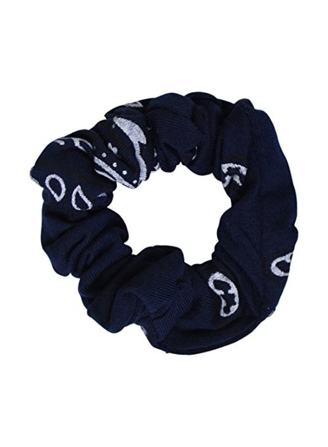 Navybandana Scrunchies Cotton Hair Bobble - Set Of 2