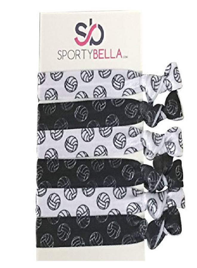 Volleyball Hair Accessories Volleyball Hair Ties No Crease Volleyball Hair Elastics Set