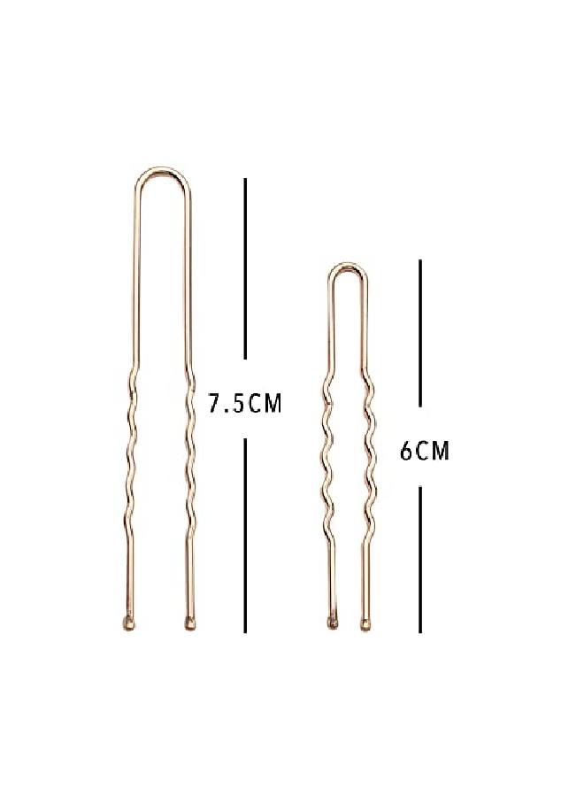 Industrial Upins Ushape Bobby Pins Brown Hair Pins For Styling Nonslip Hair Pins For Women Durable Pins For Hair U Shaped Bobby Pins For Thick & Thin Hair Pins For Buns Updos 18Pc