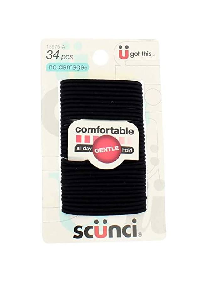 Effortless Beauty Small Nodamage Elastics Black 2Mm 102Count