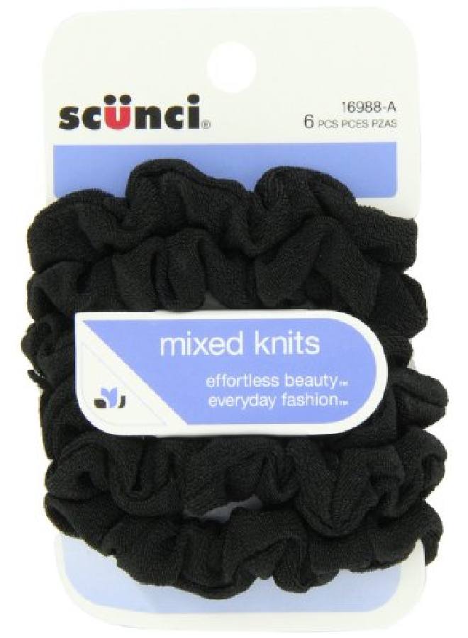 Effortless Beauty Mini Slinky Black Twisters 18 3 Count