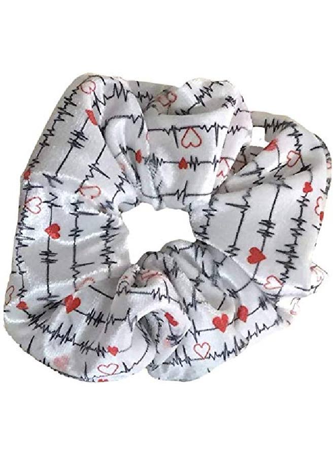 Nurse Scrunchie Nurse Accessories Ekg Nurse Hair Ties Nursing Elastics Make Perfect Nurses Gift