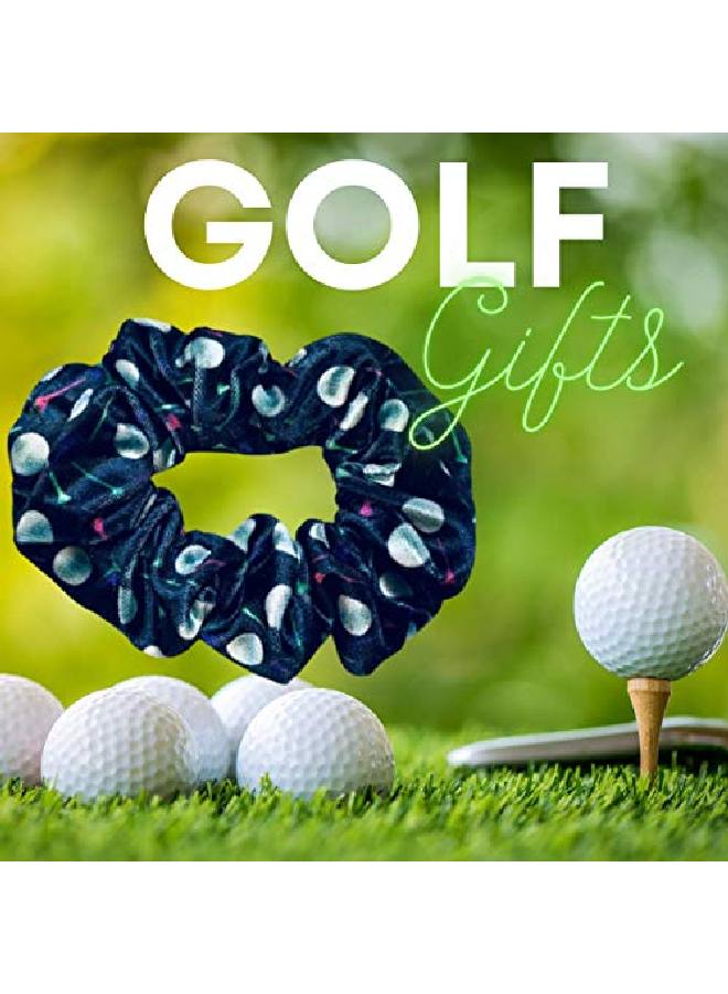 Golf Scrunchie Golf Hair Accessories Golfing Elastics For Golfers Golf Gifts For Women Teens And Girls