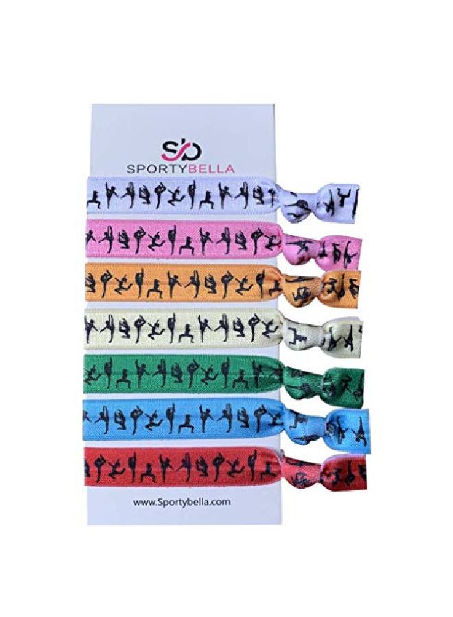 Dance Hair Ties Girls Dance Hair Accessories Rainbow Dance Elastics Gift For Dance Recitals