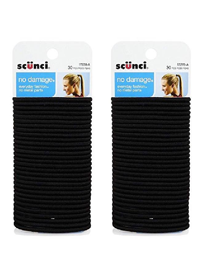 No Damage Elastics Black (30 Pcs (2Pack))