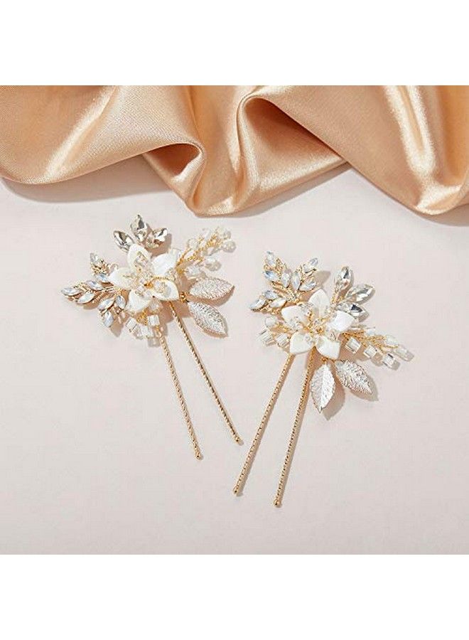 Wedding Hair Pins For Brides Hair Accessories For WeddingHandmade Beaded Wedding Hair Pieces For Brides Bridesmaid