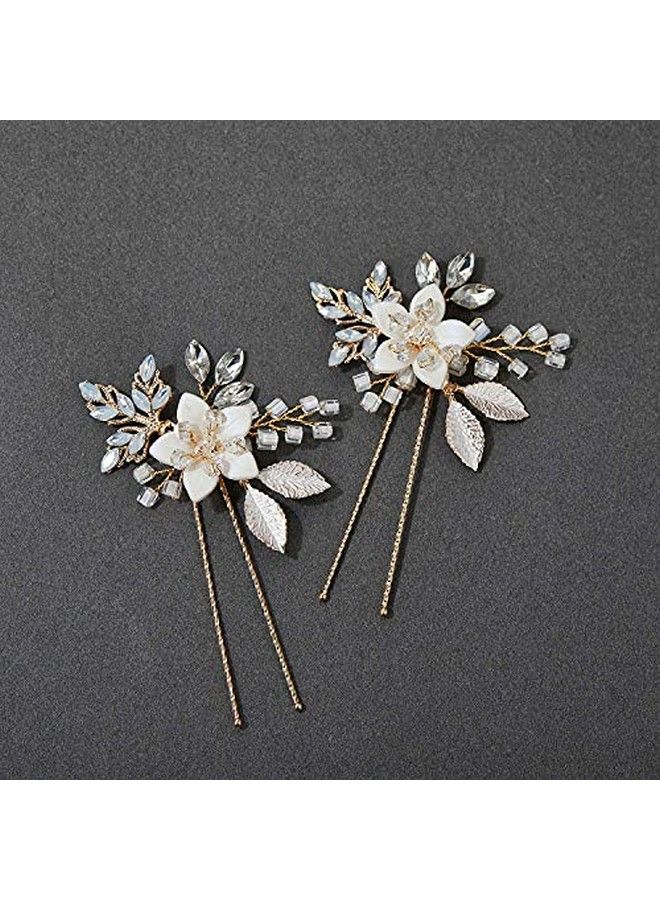 Wedding Hair Pins For Brides Hair Accessories For WeddingHandmade Beaded Wedding Hair Pieces For Brides Bridesmaid