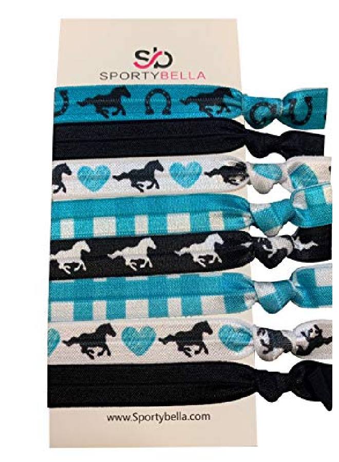 Horse Hair Accessories Horse Hair Ties Cowgirl Hair Ties No Crease Horse Hair Elastics Set For Equestrian