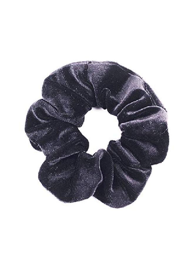 Lovef 7Pcs Soft Elegant Velvet Hair Scrunchies Elastic Hair Bands Ties Donut Hair Ponytail Holder Hair Accessories