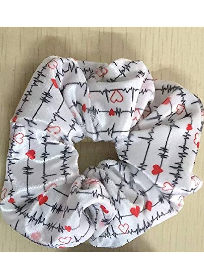 Nurse Scrunchie Nurse Accessories Ekg Nurse Hair Ties Nursing Elastics Make Perfect Nurses Gift