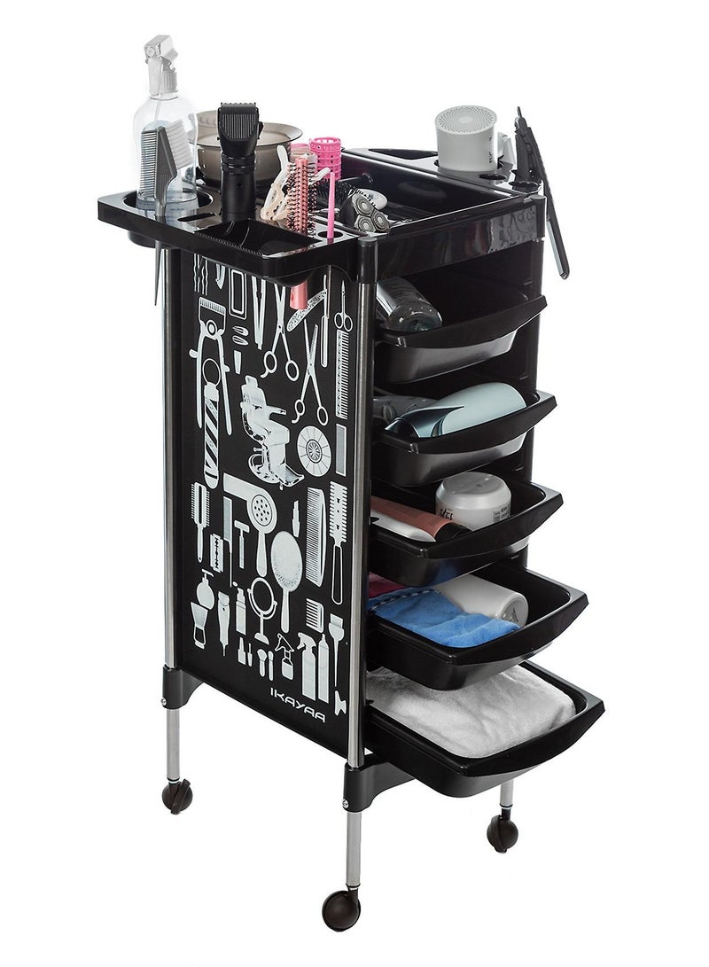 BEAUTY WHEELED  SALON TROLLEY WITH DRAWER