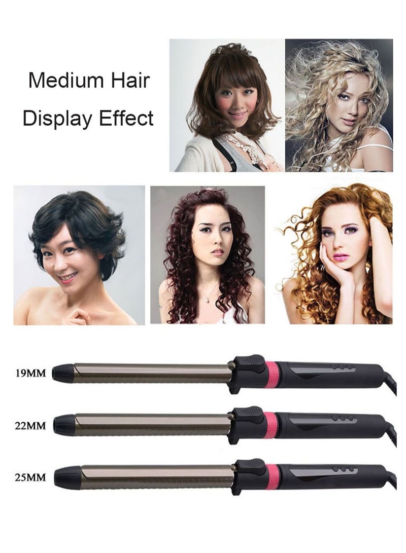 Professional Hair Curler Rotating Curling Iron Wand with Tourmaline Ceramic Anti-scalding Insulated Tip Waver Maker Styling Tool