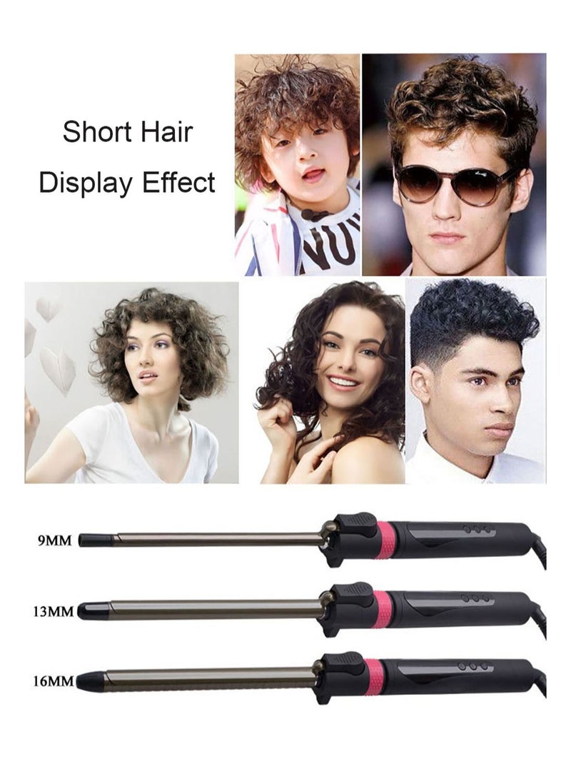 Professional Hair Curler Rotating Curling Iron Wand with Tourmaline Ceramic Anti-scalding Insulated Tip Waver Maker Styling Tool