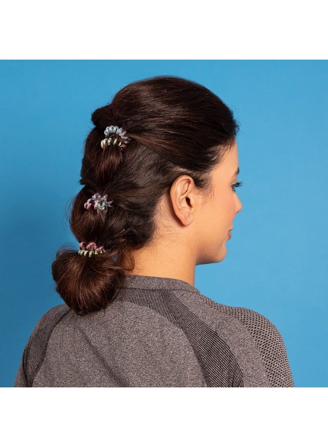 Power Magic Rainbow Hair Ring 3Pieces Multicolor