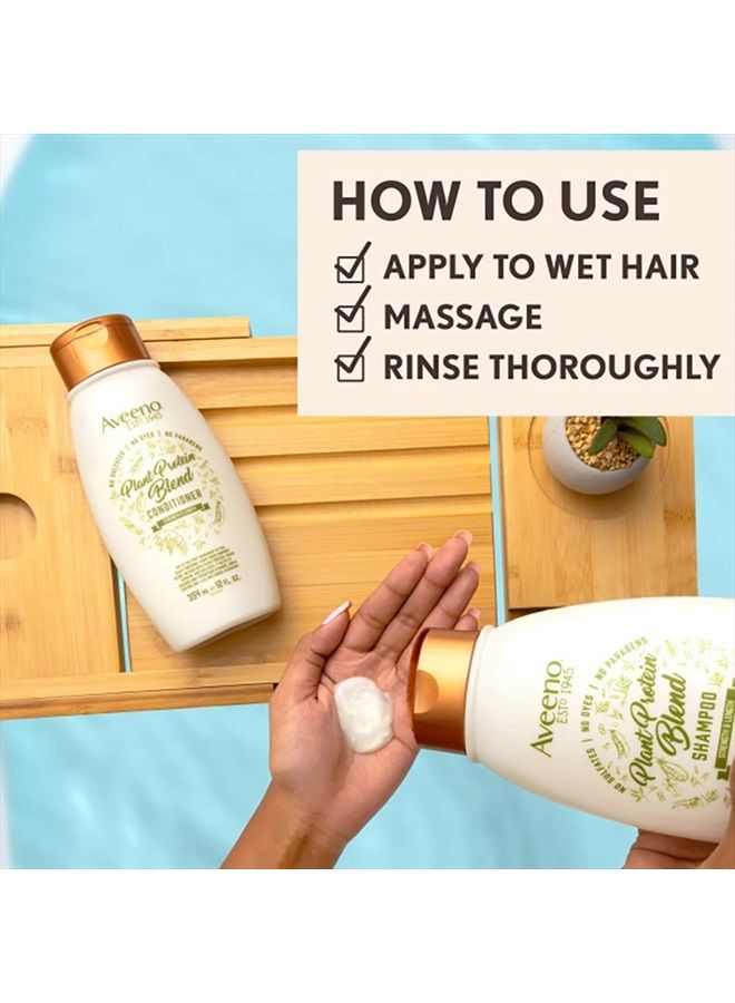 Plant Protein Blend Shampoo for Strong Healthy-Looking Hair, 12 fl oz