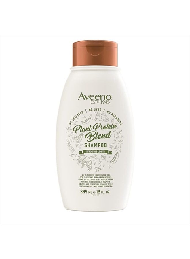 Plant Protein Blend Shampoo for Strong Healthy-Looking Hair, 12 fl oz